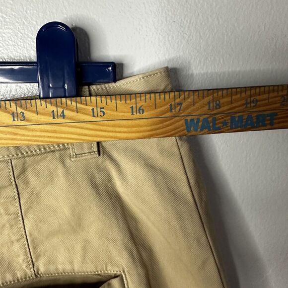 Gap Womens Pants Beige Size 12 Tall Straight Up Khaki High Rise Cotton Blend $80 - Picture 7 of 14